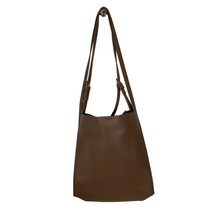 OKPTA Womens Shoulder Bag Tote Brown Faux Leather - £14.15 GBP