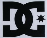 LARGE DC Shoes 14&quot; Black TRANSFER STICKER DECAL - $7.46