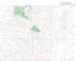 Oxley Peak, Nevada 1982 Vintage USGS Topo Map 7.5 Quadrangle Topographic - £19.23 GBP