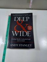Deep &amp; Wide by Andy Stanley 2016 paperback - £4.66 GBP