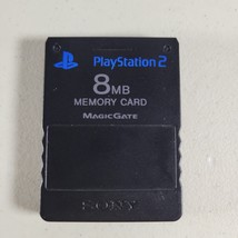 Official Sony PS2 Memory Card Genuine OEM  8MB Black - $8.97