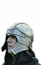 Medieval Armor Helmet Head Protection Fantasy Helmet Metal Helmet For Hallowe... - £102.15 GBP