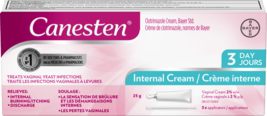 Canesten 3-Day Internal Cream for Yeast Infection, 3 Treatments (25g) Fr... - £29.68 GBP