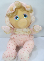 Vintage 1984 Muppet Babies Miss Piggy Plush 11&quot; Hasbro Softies Jim Henso... - $9.50