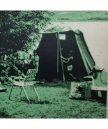 Vintage 1960s Camping North Dakota Ad Advertising Road Travel Map - €10,33 EUR