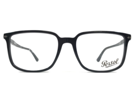 Persol Eyeglasses Frames 3275-V 95 Shiny Black Rectangle Full Rim 54-18-145 - $128.69