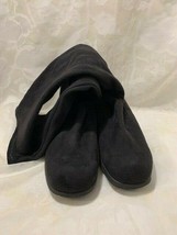 Women&#39;s Soft Suede Boots Black Size 9 Women&#39;s Girls Teens - £22.05 GBP