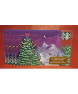 Starbucks, 2017 Purple Christmas Gift Card New Unused with Tags - $78.23 MXN