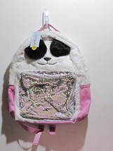 Girls&#39; Flip Sequin Panda Backpack - Cat &amp; Jack; White Pink - NWT - $19.79