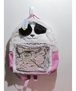 Girls&#39; Flip Sequin Panda Backpack - Cat &amp; Jack; White Pink - NWT - $26.88 CAD