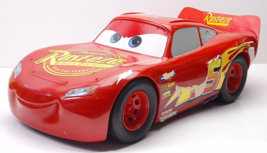 Disney Pixar Cars Large 21” Lightning McQueen Rusteze Race Car Toy Mattel 2016 - $27.69