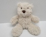 Baby Gap Brannan White Teddy Bear 7&quot; Plush Stuffed Animal Sewn Eyes Soft - $10.60