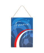 France Fan&#39;s Soccer Decorative Metal Sign 2023 FIFA Women&#39;s World Cup - $25.97 CAD+