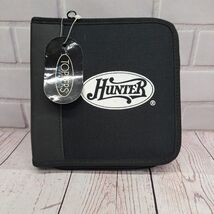 Topper Hunter Carrying Case 24 CD DVD Video Game Storage Soft  Zipper Black - $12.21