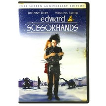 Edward Scissorhands (DVD, 1990, Full Screen, 10th Anniv. Ed)  Johnny Depp - £4.61 GBP