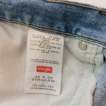 Wrangler Premium Quality Men’s Cotton Jeans 34x30 Regular Fit Blue image 4
