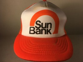 Vintage Sun Bank Trucker Style Mesh Snapback Hat - £12.54 GBP