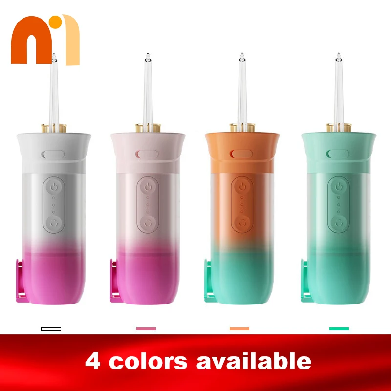 Oral Irrigator Water Flosser Portable Dental Water Jet 3 Mode 4 Nozzles ... - $44.21