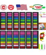 Colorful 3000-Piece Page Marker Tabs - Ideal for Notes, Books, and Docum... - $26.56 CAD