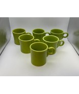 Set of 6 Vintage Homer Laughlin Fiestaware FIESTA CHARTREUSE Tom &amp; Jerry... - $229.99