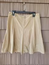 Athleta Women Whatever A-Line Skort Skirt Sz 10 Tan Khaki Athletic Tenni... - €13,73 EUR