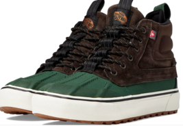 Mens Vans Sk8-HI Del Pato   All Weather Shoes, Brown &amp; Green, M size 9.5 /W 11.0 - $69.29