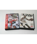 Two Sega Genesis Games - NFL Quarterback Club 96 and NBA Live 97 (No Man... - £5.94 GBP