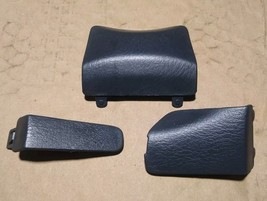 99-00 CIVIC SI EM1 STEERING WHEEL BOLT COVERS CAPS SET OEM TYPE K DARK G... - $28.42