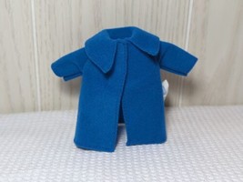 Eden Madeline 7-7.5&quot; poseable small doll 1994 blue coat ONLY - $9.89