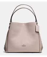 Coach 55529 Edie 31 Mixed Materials/Leather Suede Shoulder Bag - $2,219.91 MXN