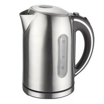 MegaChef 1.7 L Stainless Steel Electric Tea Kettle MGKTL-1739 BPA Free A... - £42.59 GBP