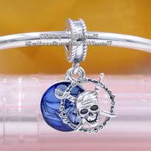 925 Sterling Silver Disney Parks Pirates of the Caribbean Dangle Charm - £14.54 GBP