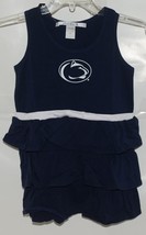 Chicka D Collegiate Licensed Penn State Lions 5T Ruffled Navy Blue Dress - $19.99