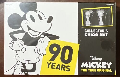 Disney Mickey The True Original 90 Years Collector's Chess Set New And Sealed - $70.76