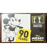 Disney Mickey The True Original 90 Years Collector&#39;s Chess Set New And S... - $96.11 CAD