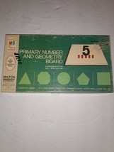 Vintage Milton Bradley Board Game Primary/ NumberGeometry Board Made In The USA - $9.89