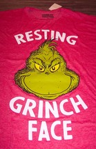 Dr. Seuss The Grinch Who Stole Christmas Grinch Face T-Shirt Xl New w/ Tag - £15.92 GBP
