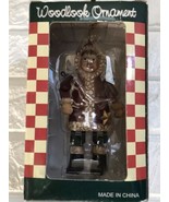 Woodlook Winter Vintage Look Angel Hinged Ornament Wood 5.5&quot; - $15.47 CAD