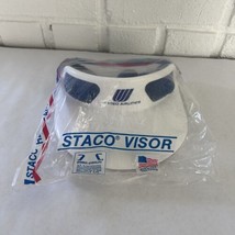 Vintage 80s Plastic Visor United Airlines Staco Brand New In Package  - £19.58 GBP