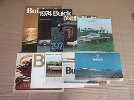 Vintage Lot of 10 1968-1976 Buick General Motors Dealer Sales Brochures  E5 - £119.13 GBP