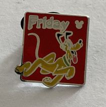 Days Of The Week Pluto Friday Disney Pin - £32.48 GBP