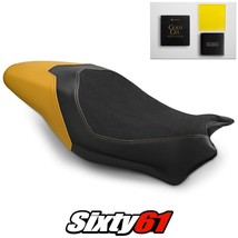 Ducati Monster 821 1200 Seat Cover and Gel 2017-2020 2021 Yellow Luimoto Suede - £196.48 GBP