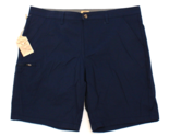 Telluride Clothing Co. Navy Blue Stretch Nylon Flat Front Shorts Men&#39;s 40 - $59.39