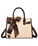 Cocoa Yacht Club Leather Embossed Snakeskin Handbag - $67.98 CAD