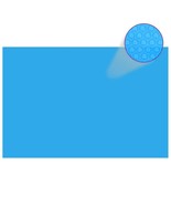 Pool Cover Blue PVC 118.1 x 78.7 in Water-resistant materials - $1,731.90 MXN
