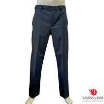 Savane Premium Mens Straight Fit Flat Front Pant, Size 34x30 - $25.74