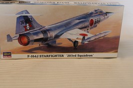 1/72 Scale Hasegawa, F-104J Starfighter Jet Model Kit #00670 BN Open box - $81.00