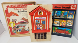 Vintage 1972 Mattel Preschool Talking Pictures Schoolhouse 9  Discs, In ... - £62.68 GBP
