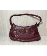 Rosetti maroon or burgundy reptile pattern shoulder purse handbag gold h... - £11.76 GBP
