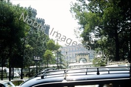 1967 City Street Scene, Buses, Taxi Stand, Castle Naples Kodachrome 35mm Slide - £3.16 GBP